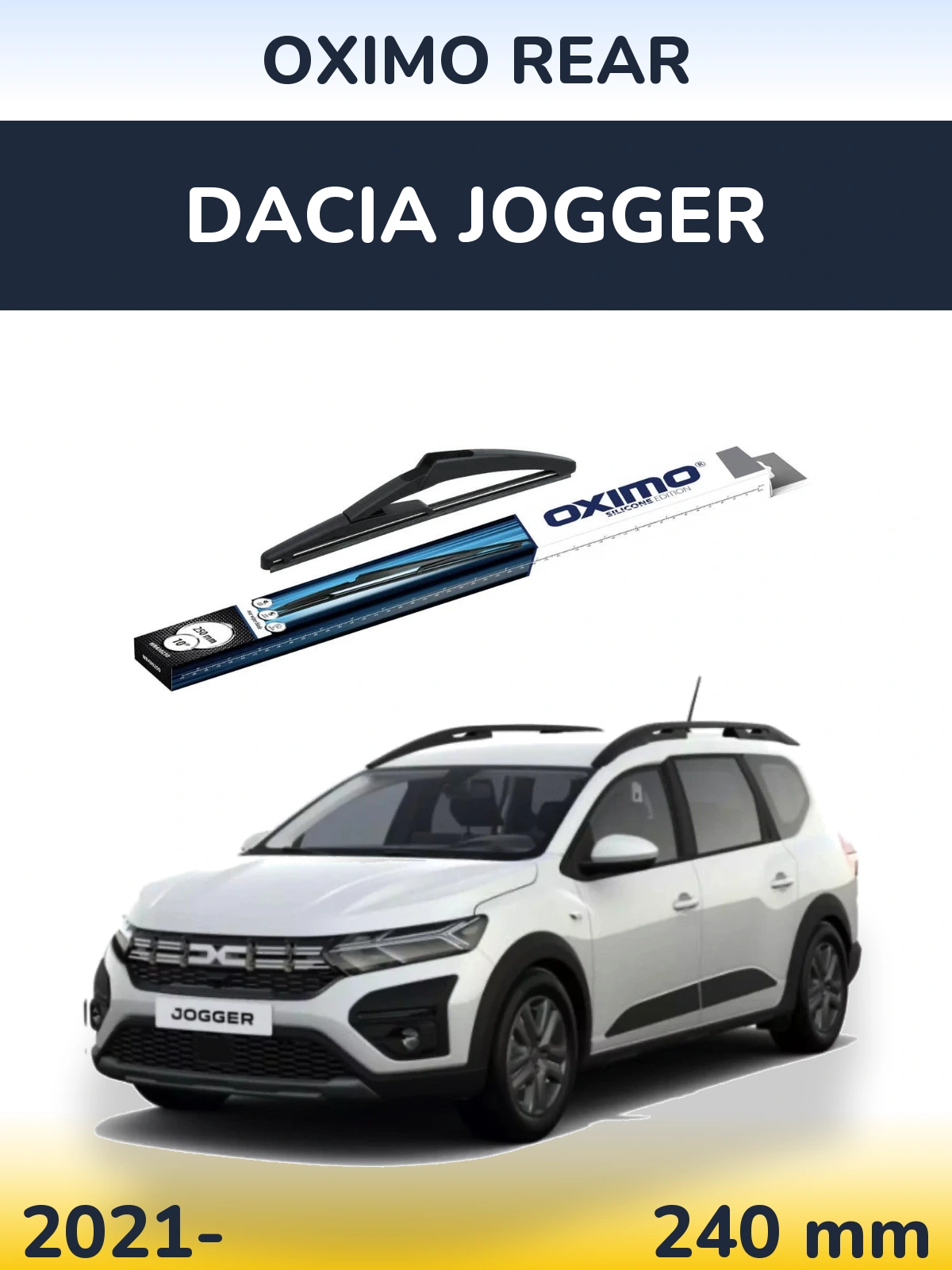 Torkarblad Oximo Rear för Dacia Jogger