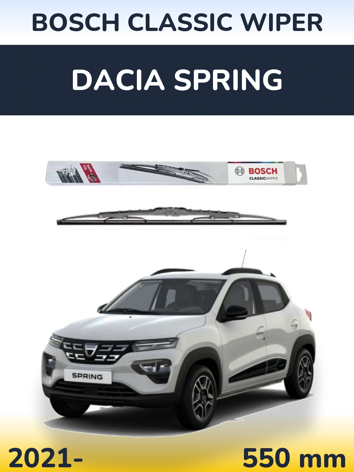 Torkarblad BOSCH Classic Wiper för Dacia Spring