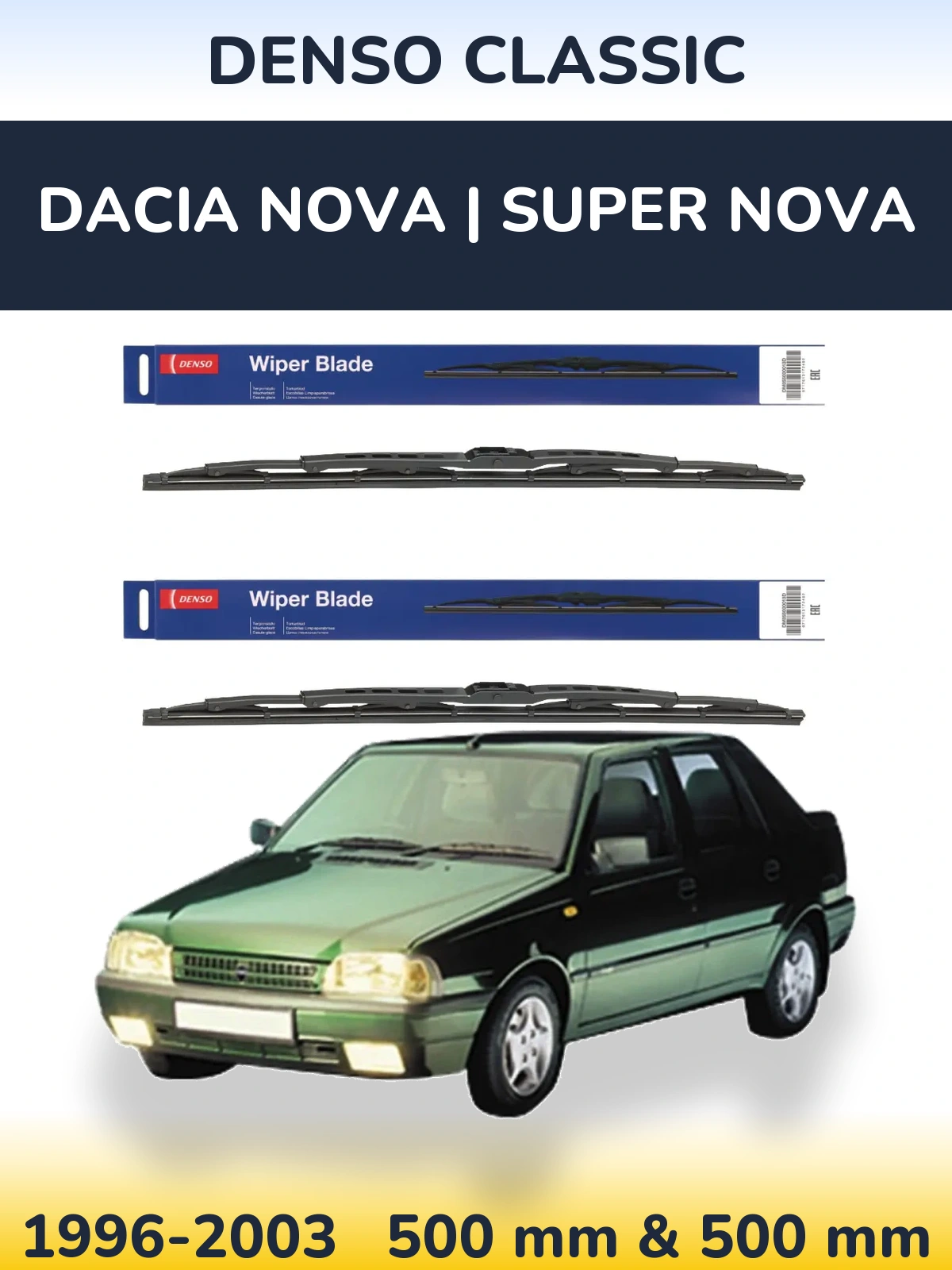 Torkarblad Denso Classic för Dacia Nova | Super Nova