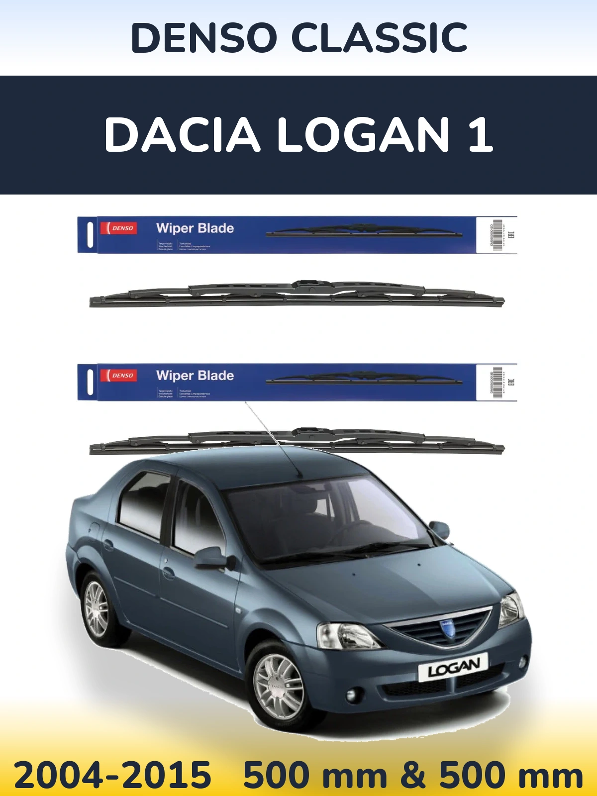 Torkarblad Denso Classic för Dacia Logan 1