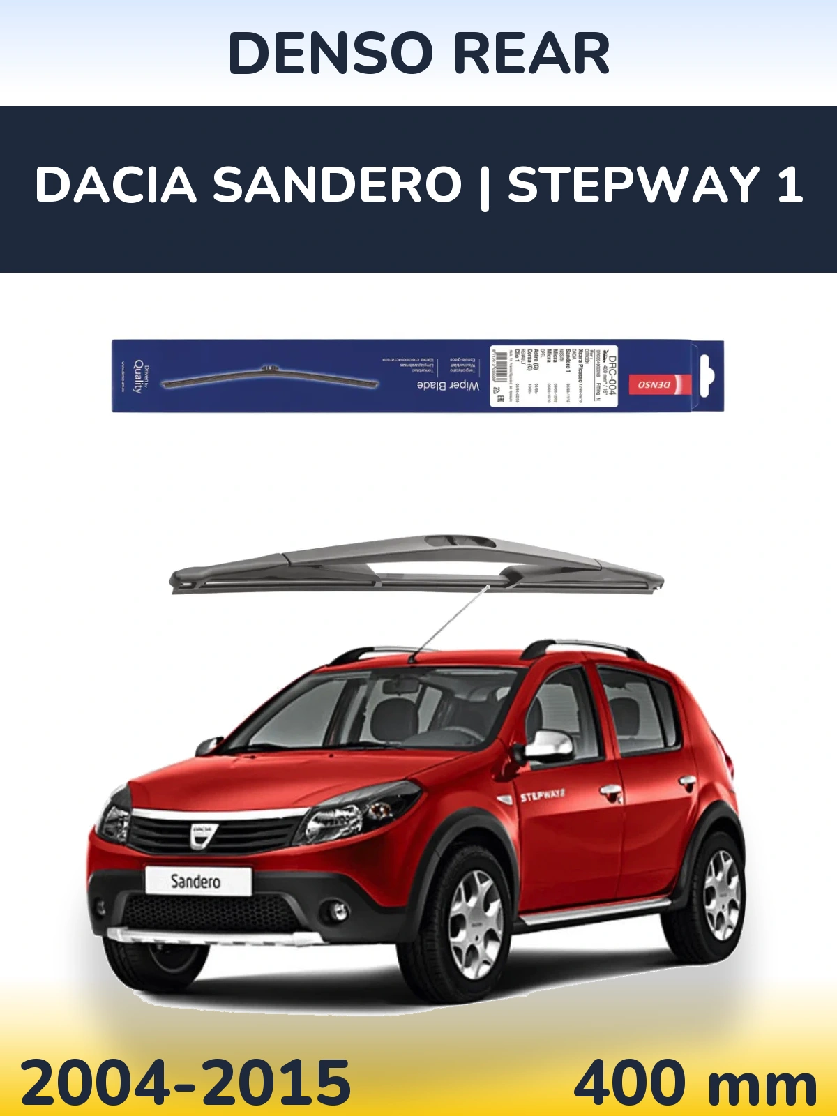 Torkarblad Denso Rear för Dacia Sandero | Stepway 1