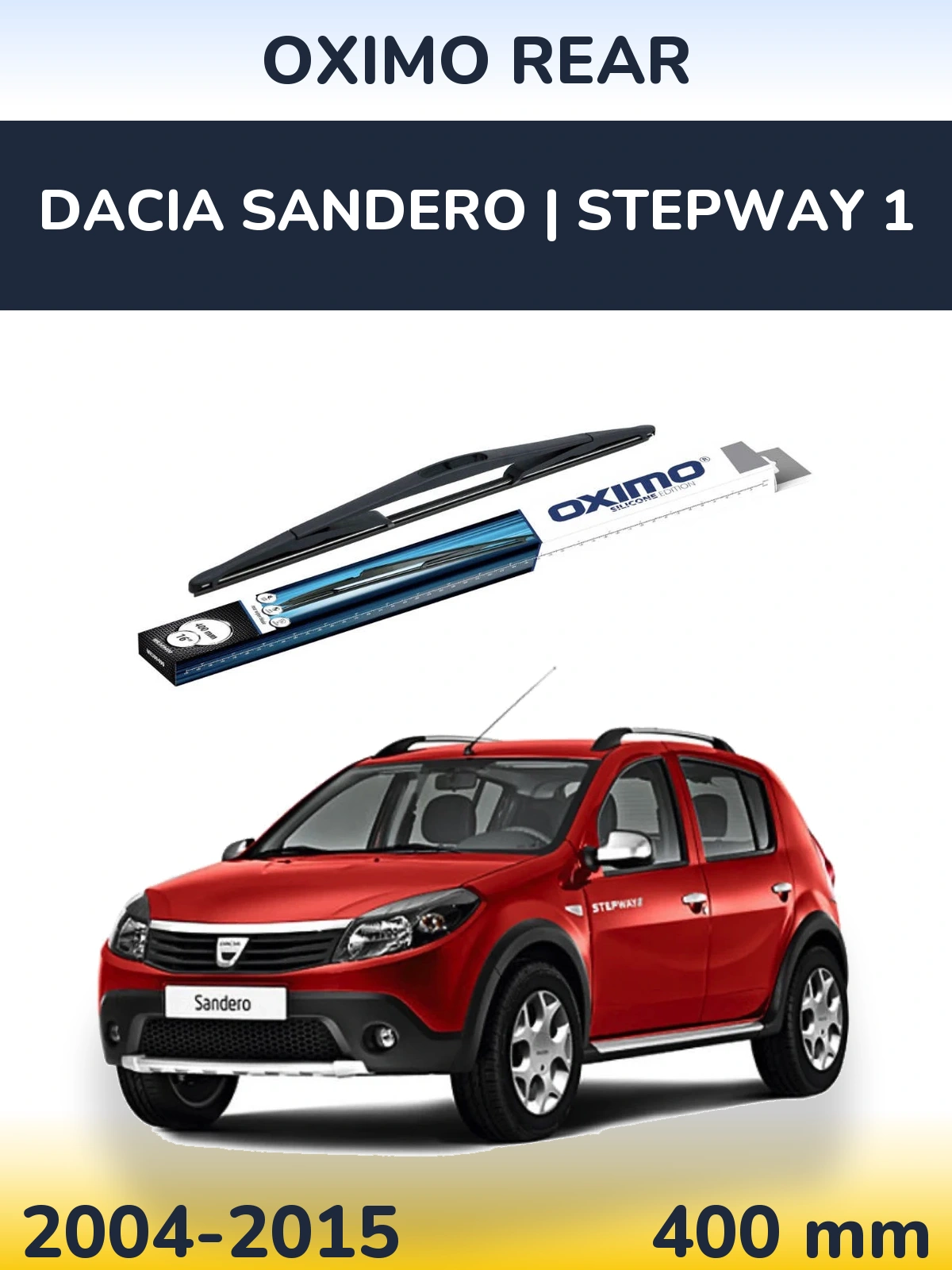 Torkarblad Oximo Rear för Dacia Sandero | Stepway 1