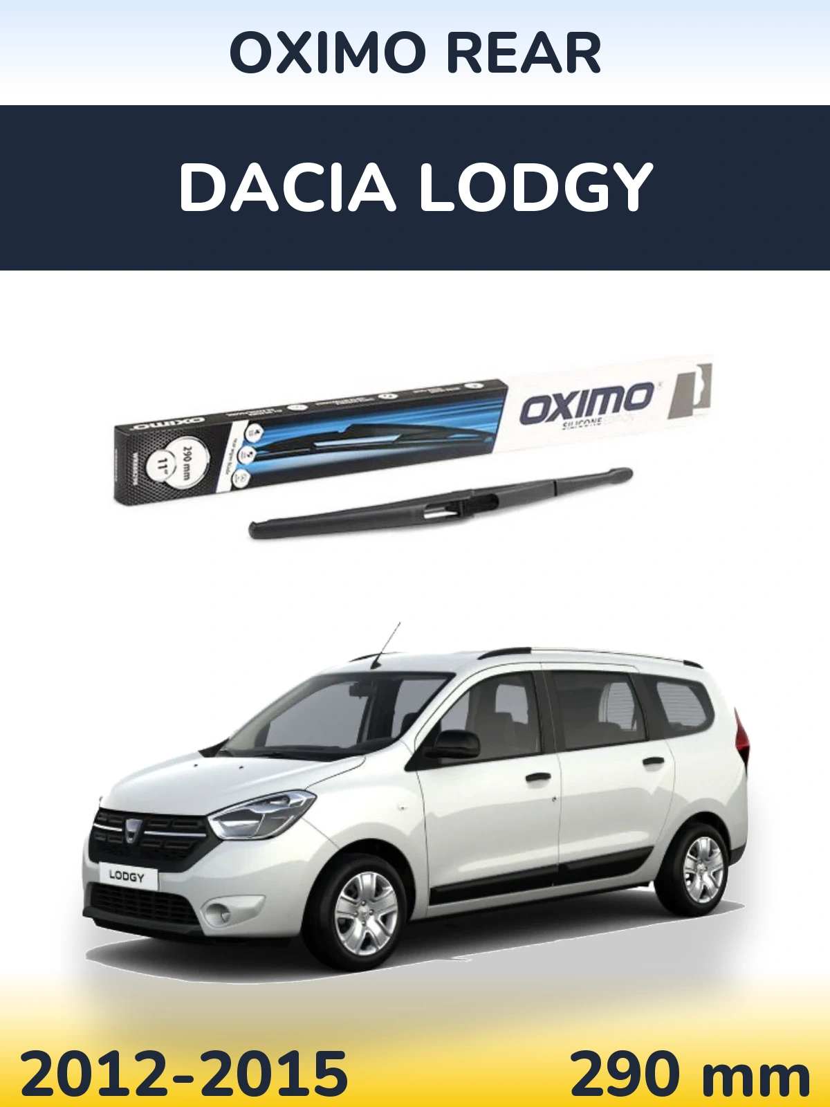 Torkarblad Oximo Rear för Dacia Lodgy
