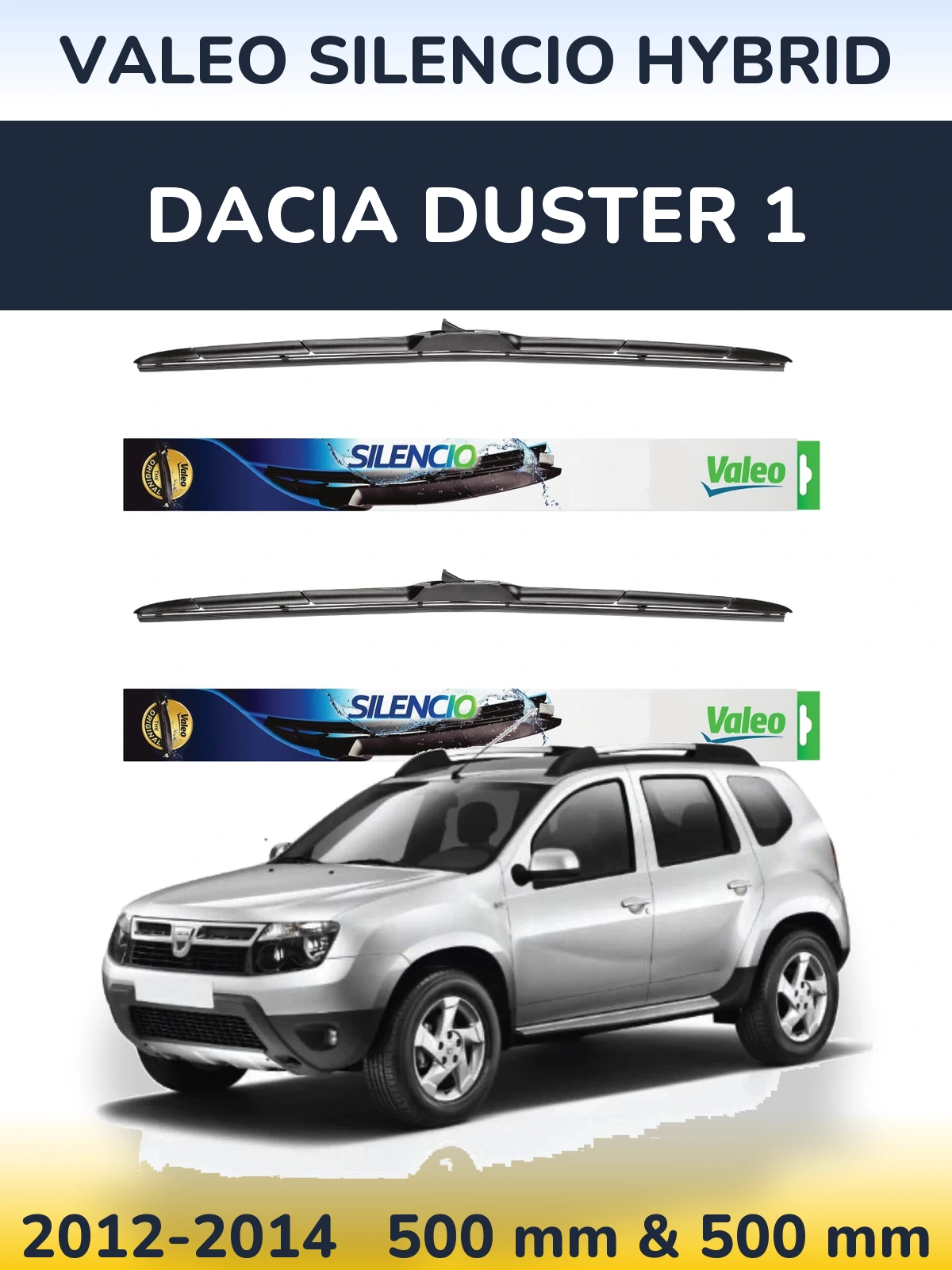 Torkarblad Valeo Silencio Hybrid för Dacia Duster 1
