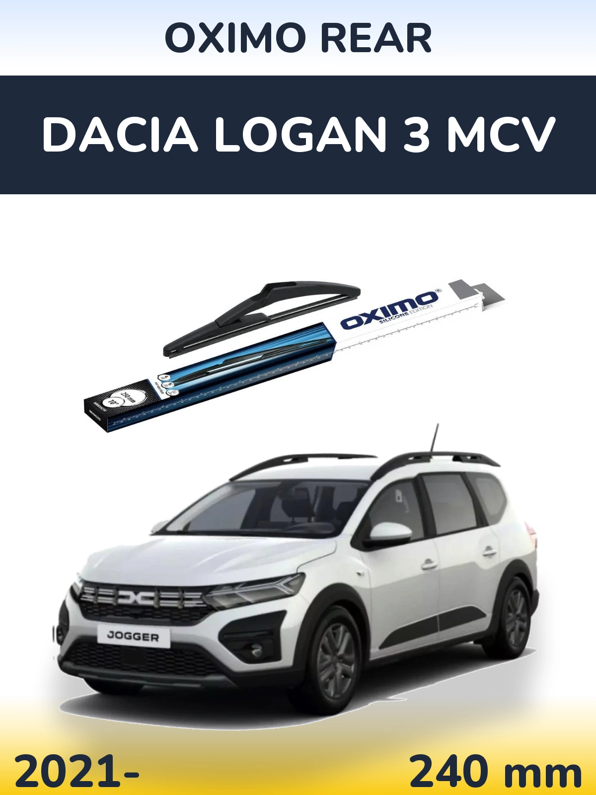 Torkarblad Oximo Rear för Dacia Logan 3 MCV