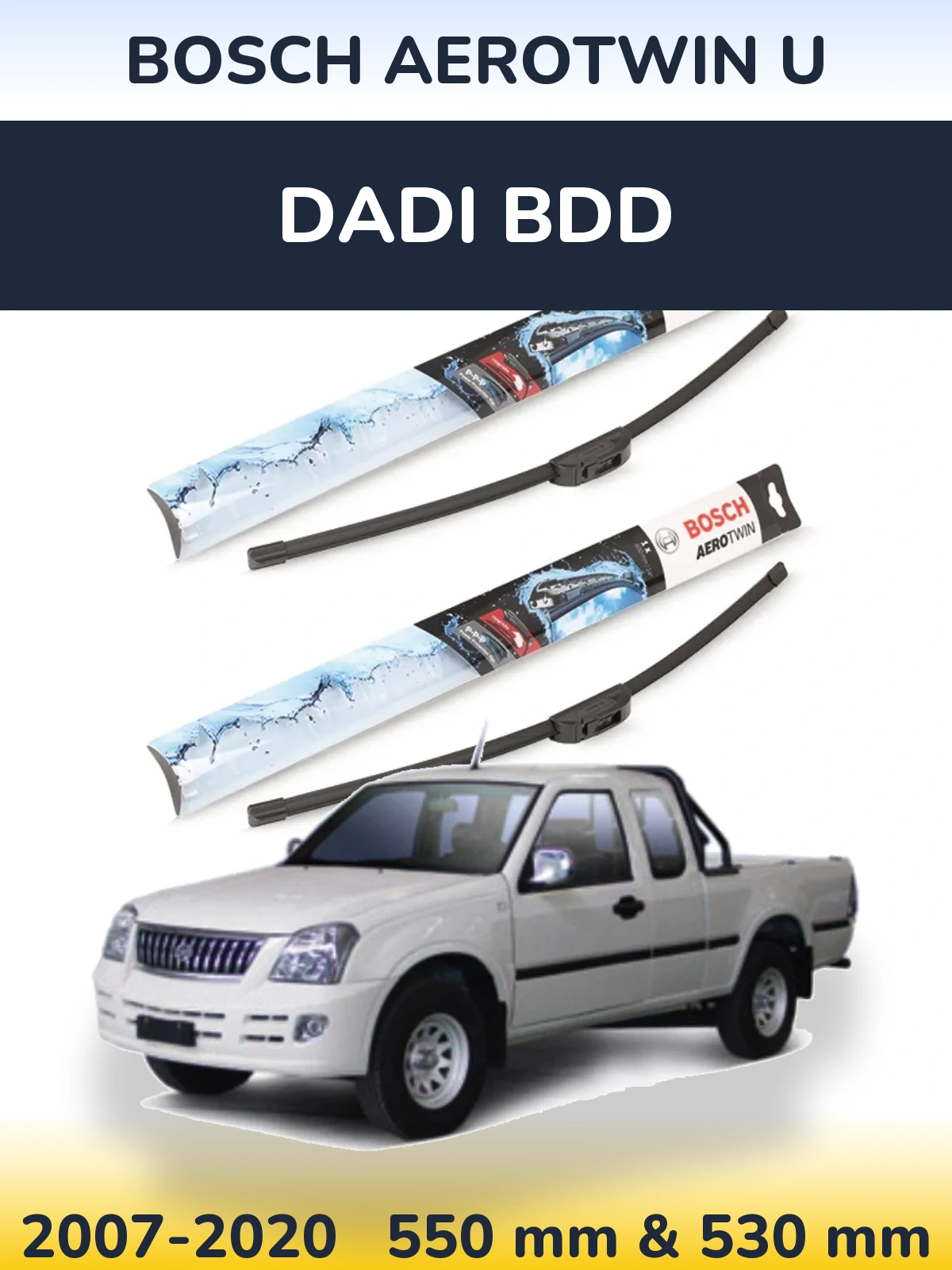 Torkarblad BOSCH AeroTwin U för Dadi BDD