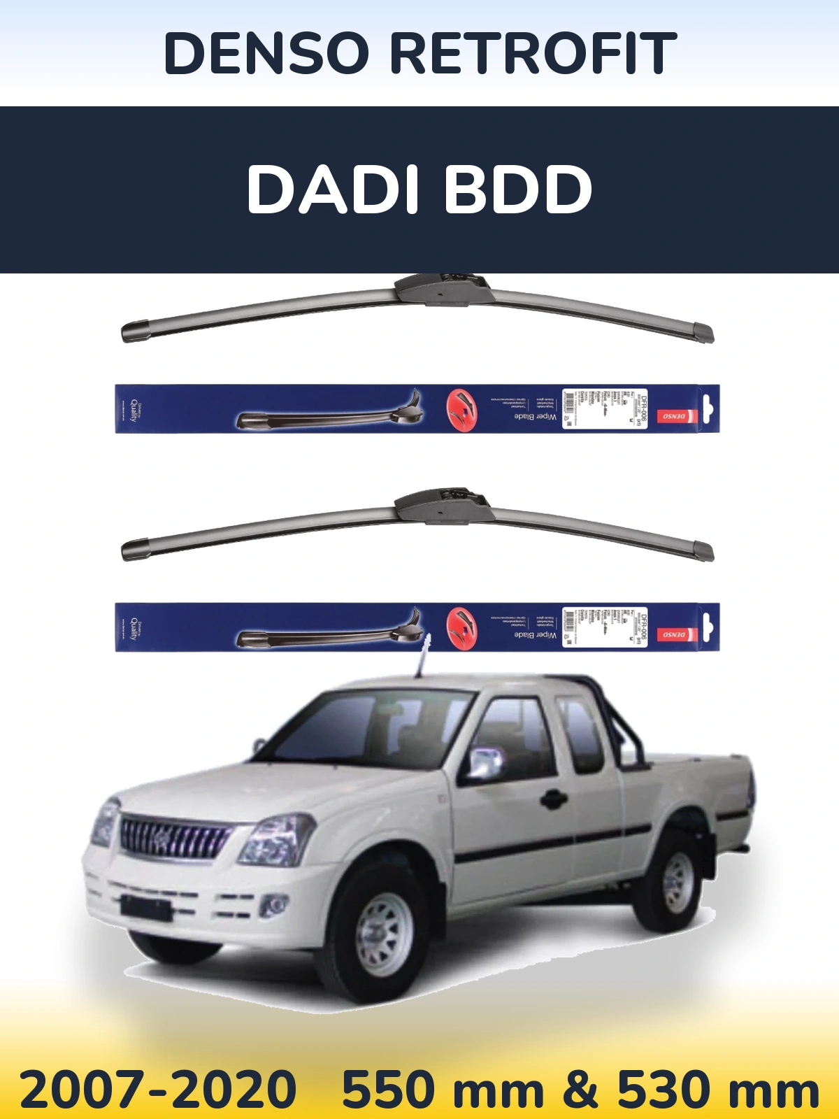 Torkarblad Denso Retrofit för Dadi BDD