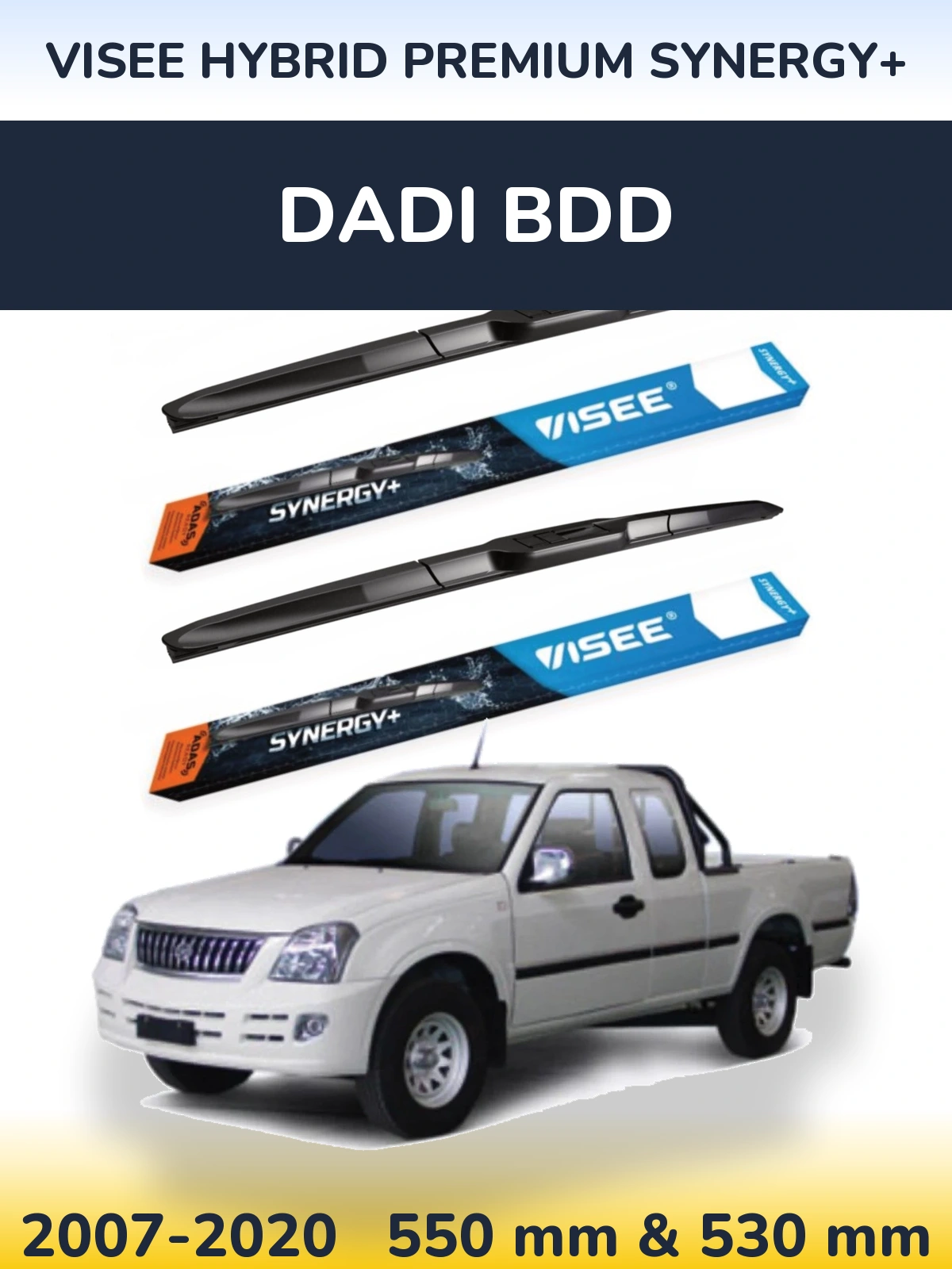 Torkarblad VISEE HYBRID PREMIUM SYNERGY+ för Dadi BDD