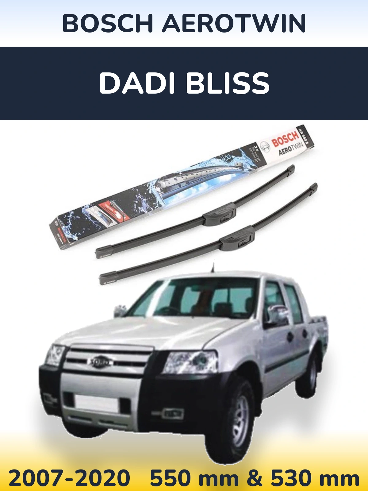 Torkarblad BOSCH AeroTwin för Dadi Bliss
