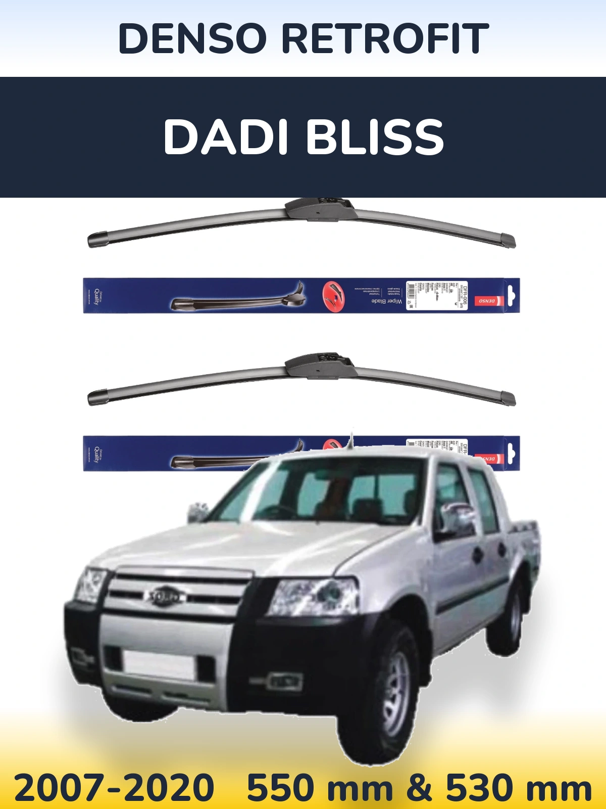 Torkarblad Denso Retrofit för Dadi Bliss