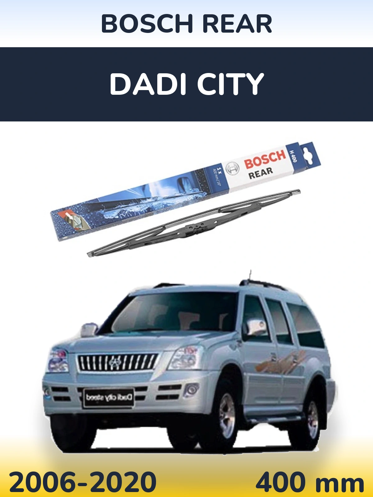 Torkarblad BOSCH Rear för Dadi City