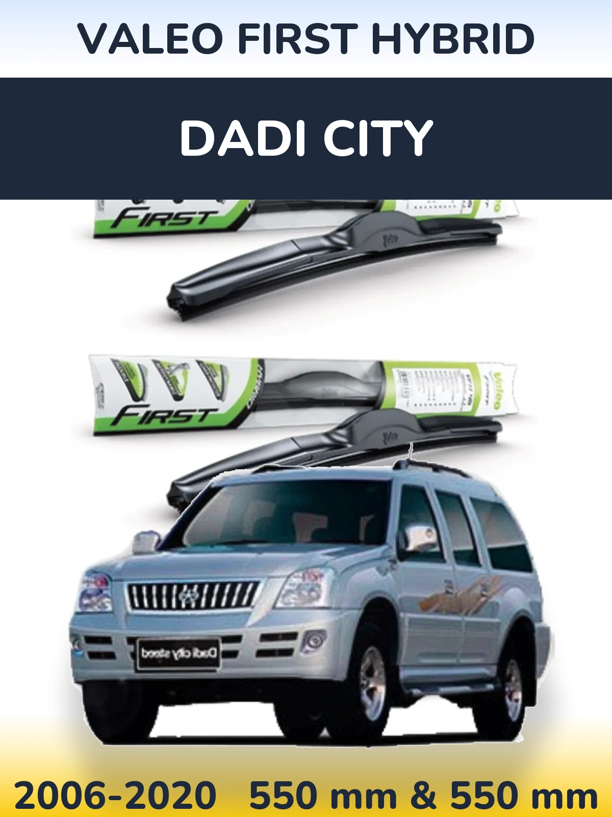 Torkarblad Valeo First Hybrid för Dadi City