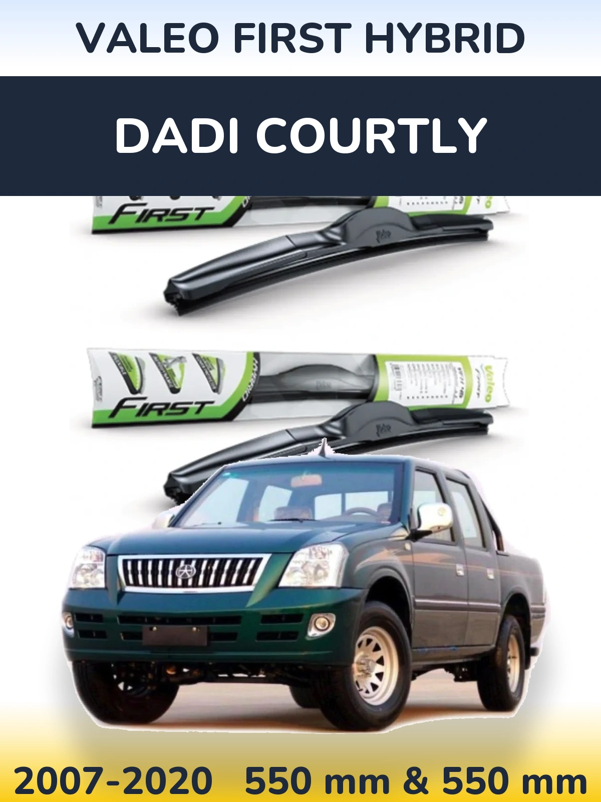 Torkarblad Valeo First Hybrid för Dadi Courtly