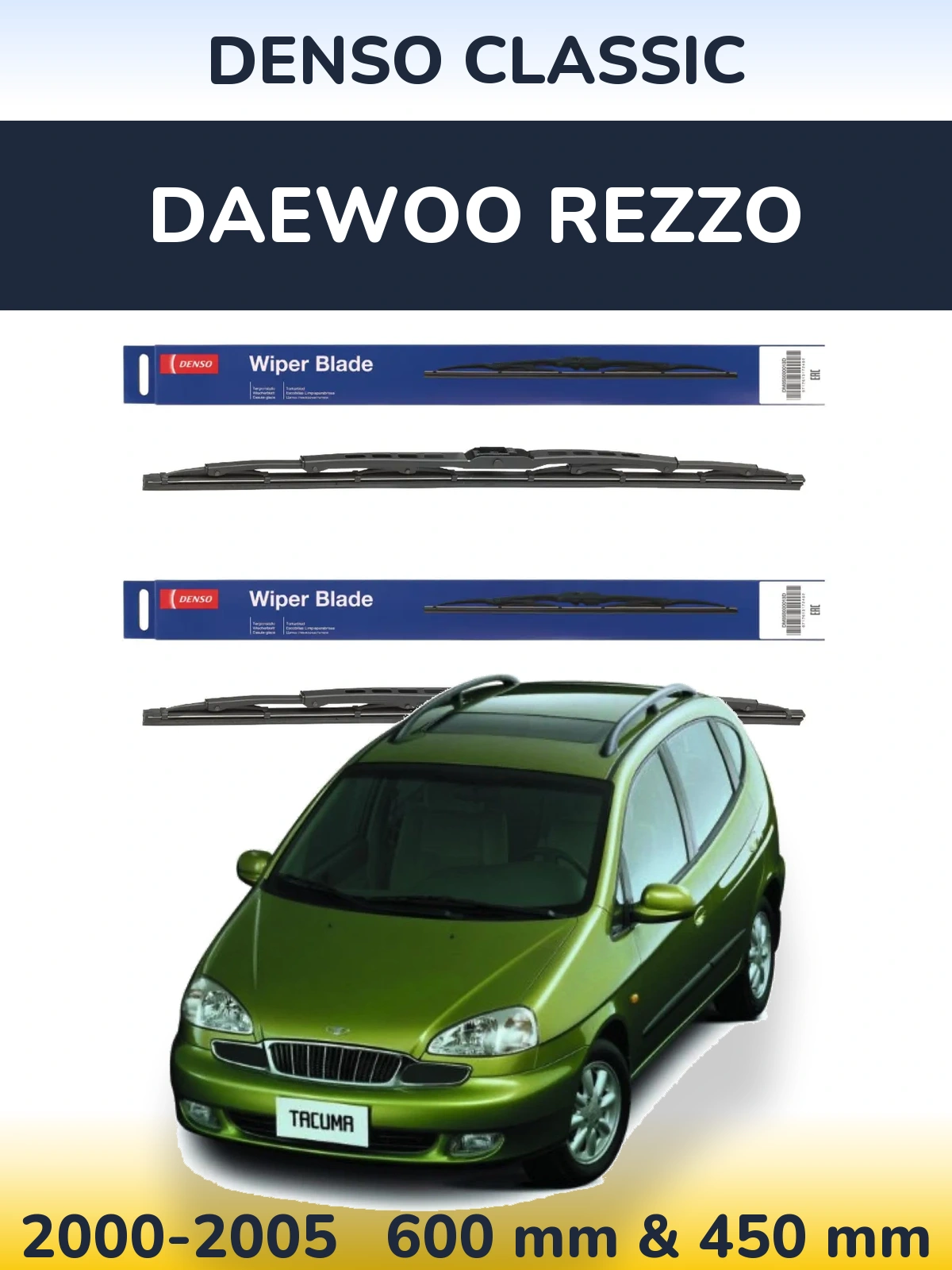 Torkarblad Denso Classic för Daewoo Rezzo