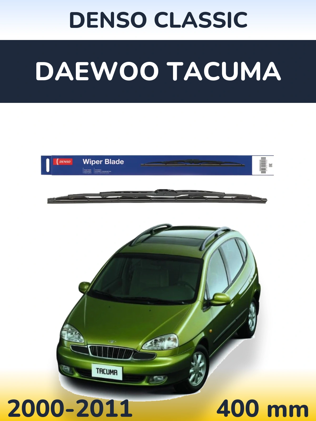Torkarblad Denso Classic för Daewoo Tacuma