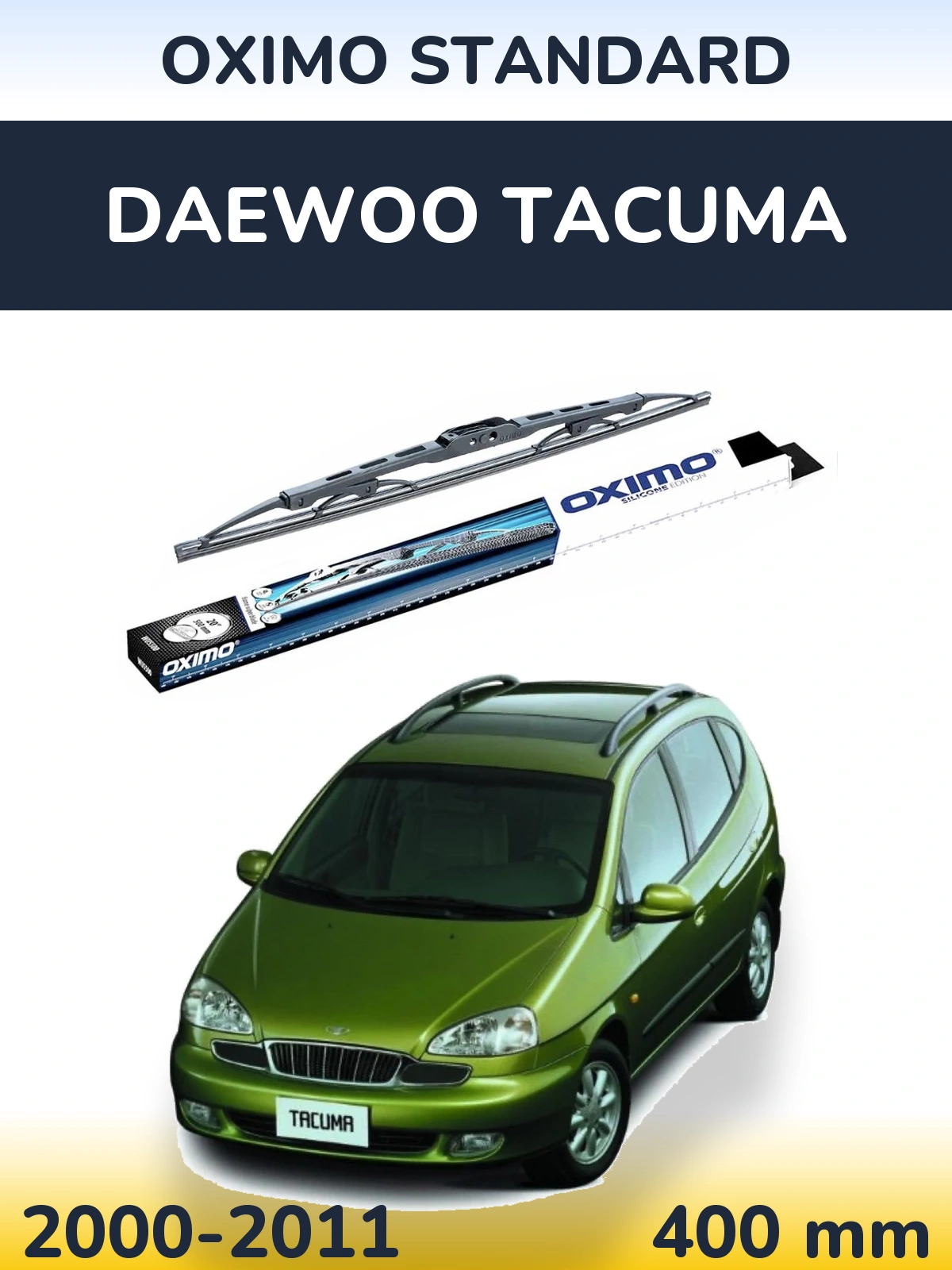 Torkarblad Oximo Standard för Daewoo Tacuma