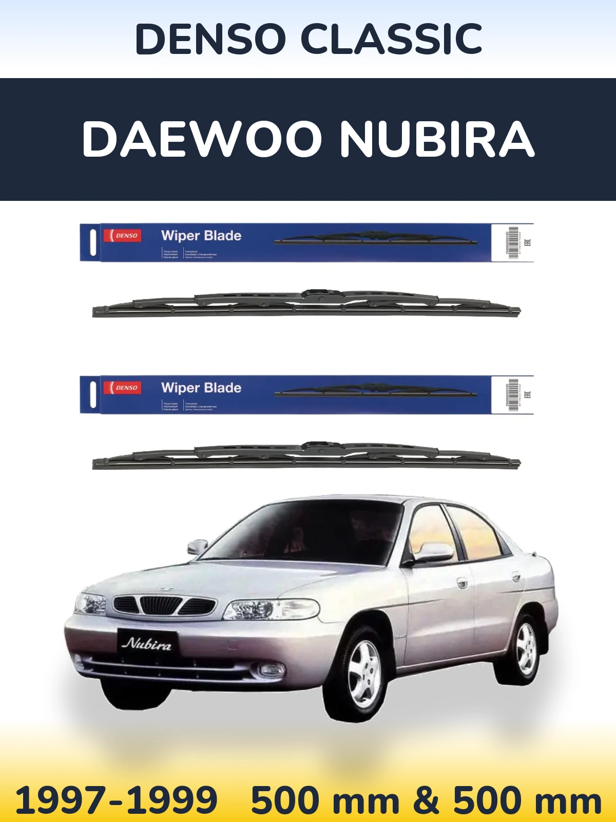 Torkarblad Denso Classic för Daewoo Nubira