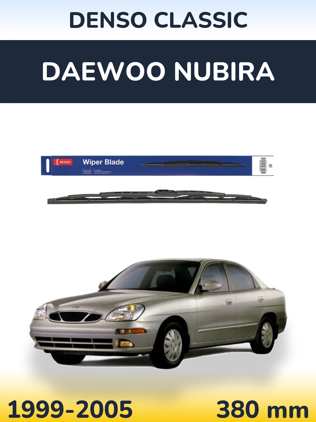 Torkarblad Denso Classic för Daewoo Nubira