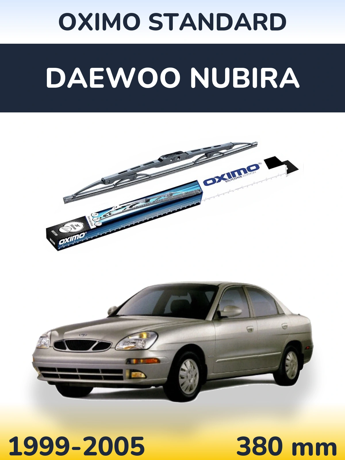 Torkarblad Oximo Standard för Daewoo Nubira