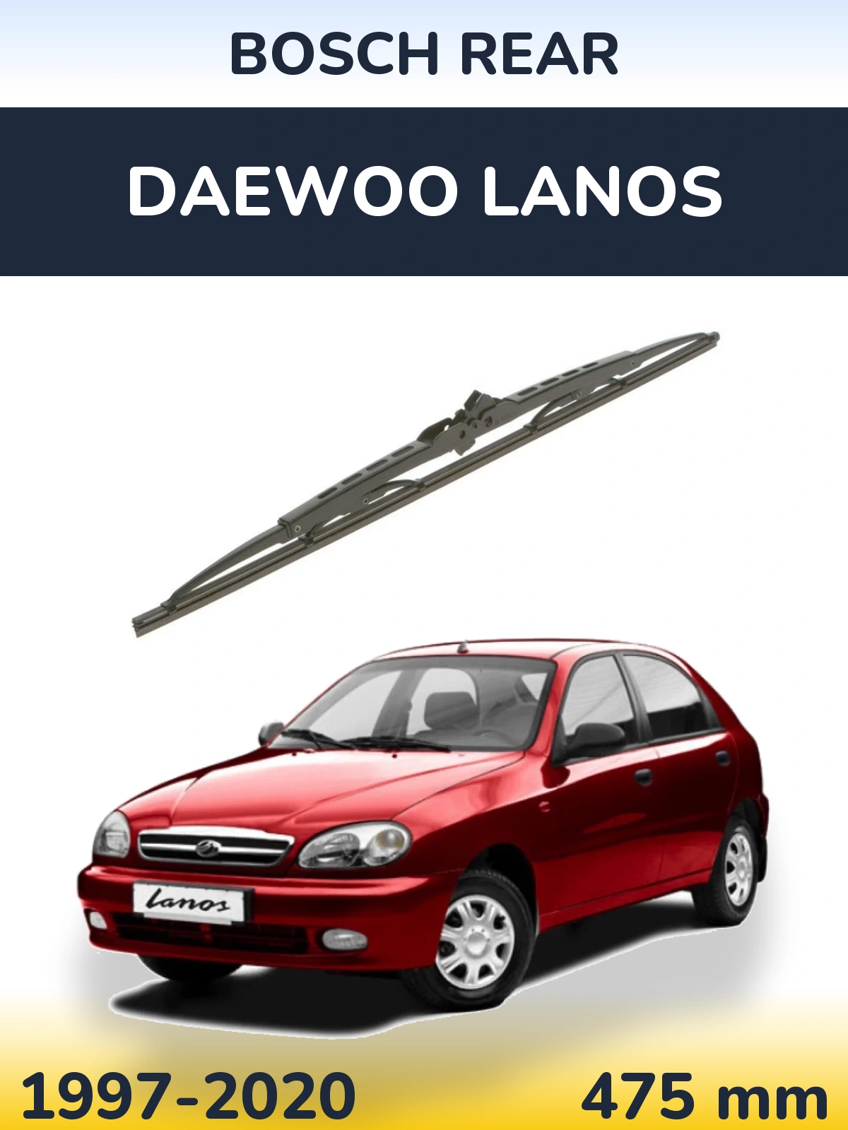 Torkarblad BOSCH Rear för Daewoo Lanos