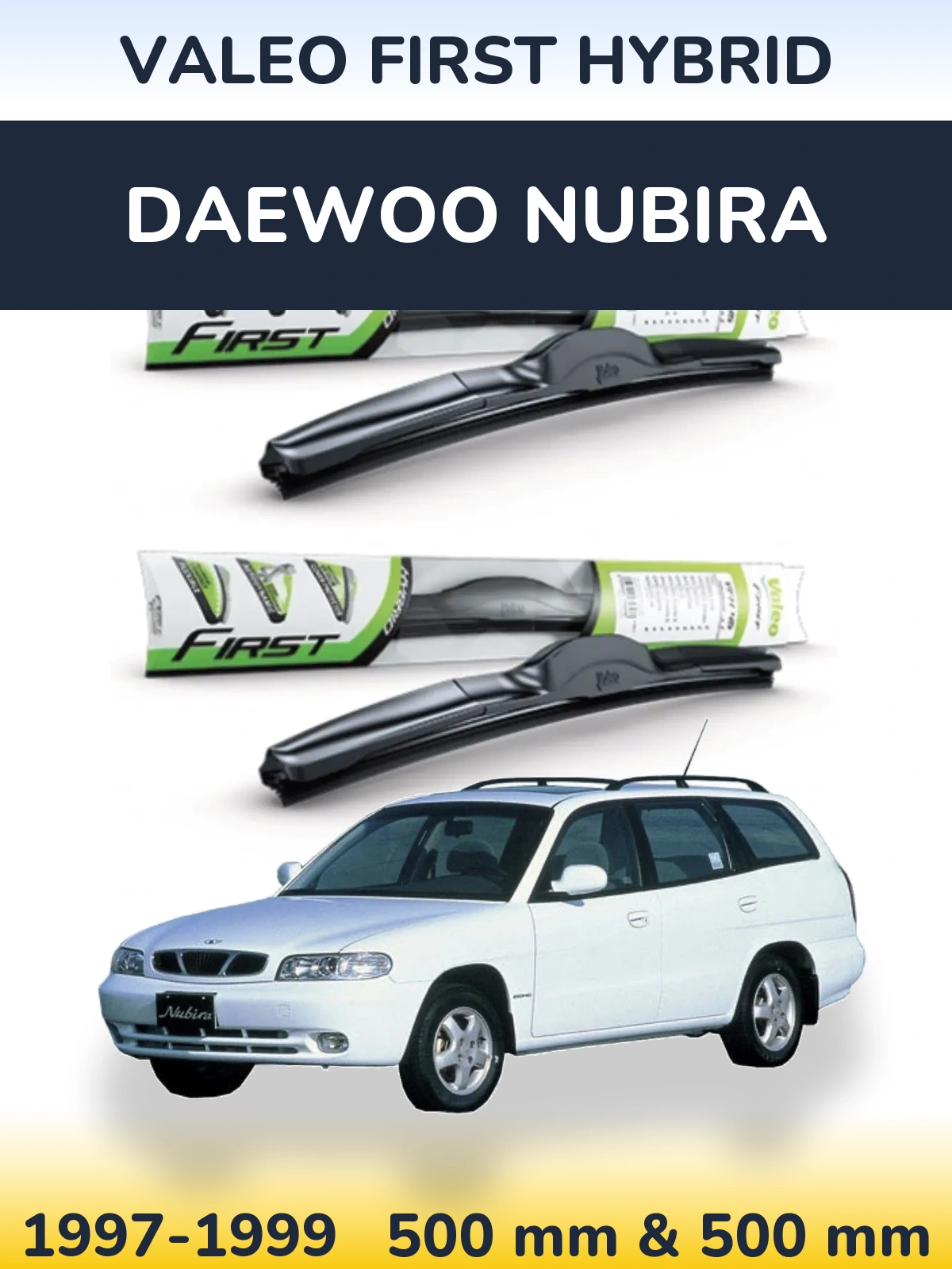 Torkarblad Valeo First Hybrid för Daewoo Nubira