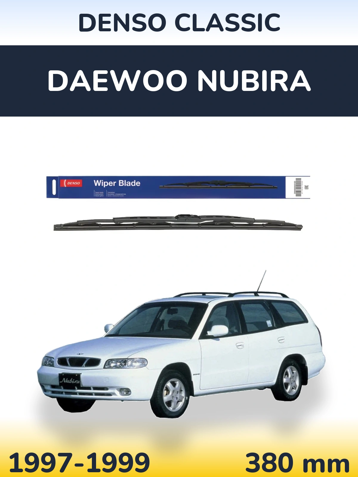 Torkarblad Denso Classic för Daewoo Nubira