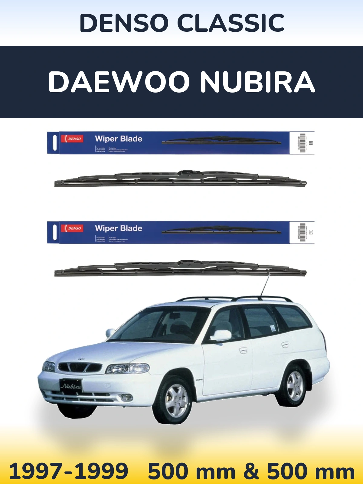 Torkarblad Denso Classic för Daewoo Nubira
