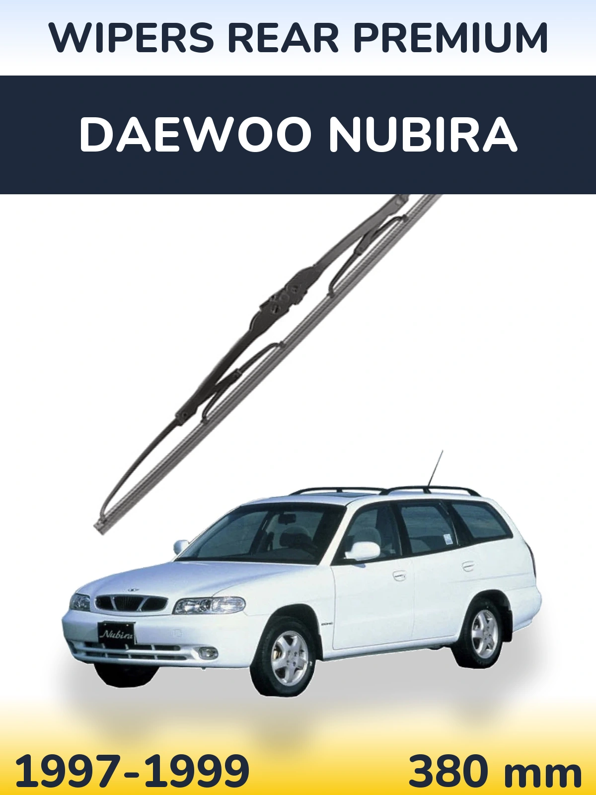 Torkarblad WIPERS REAR PREMIUM för Daewoo Nubira