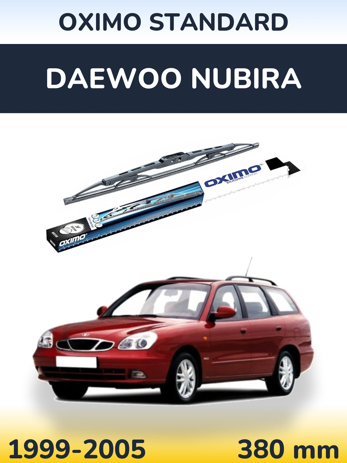 Torkarblad Oximo Standard för Daewoo Nubira
