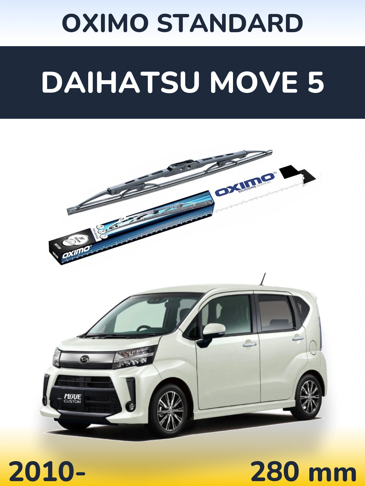 Torkarblad Oximo Standard för Daihatsu Move 5