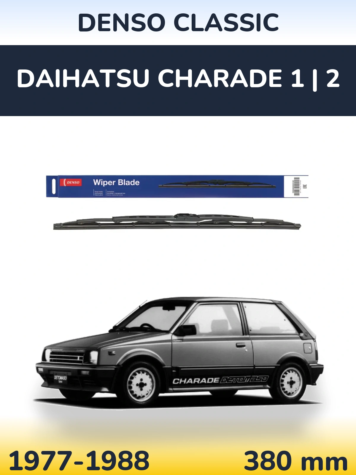 Torkarblad Denso Classic för Daihatsu Charade 1 | 2