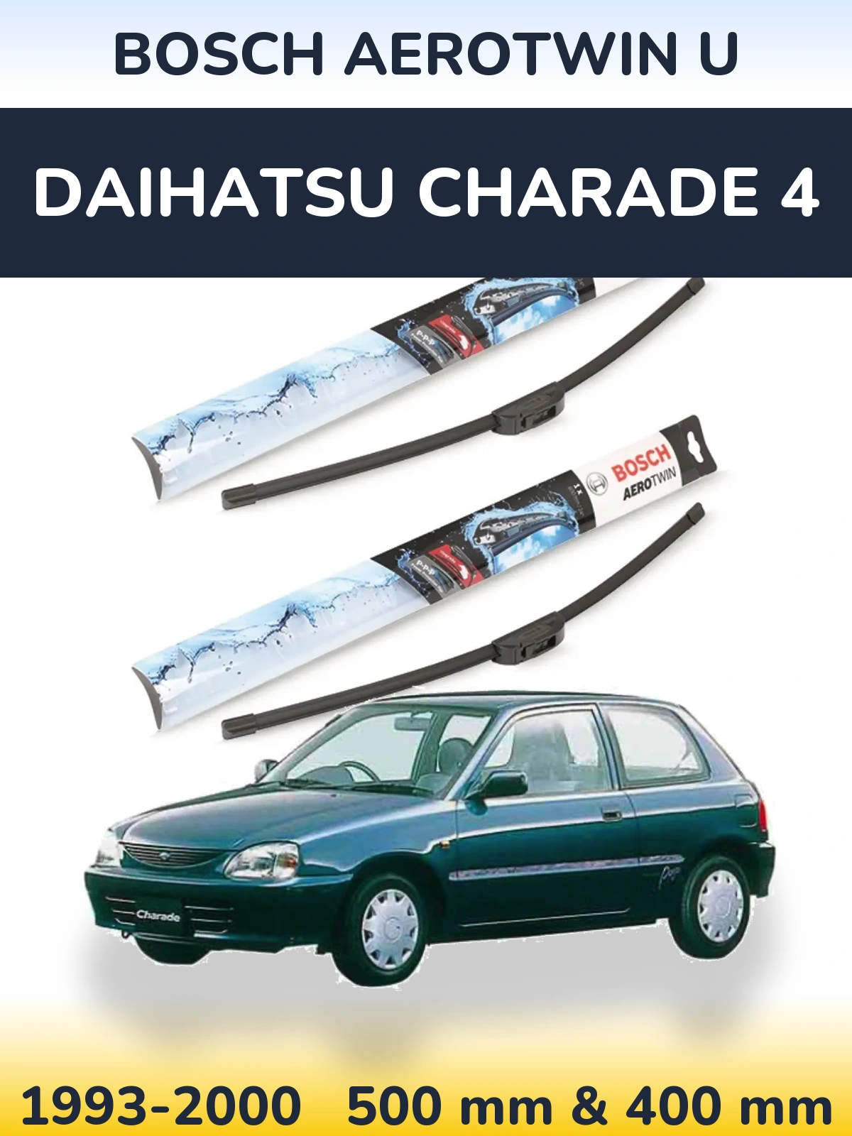 Torkarblad BOSCH AeroTwin U för Daihatsu Charade 4