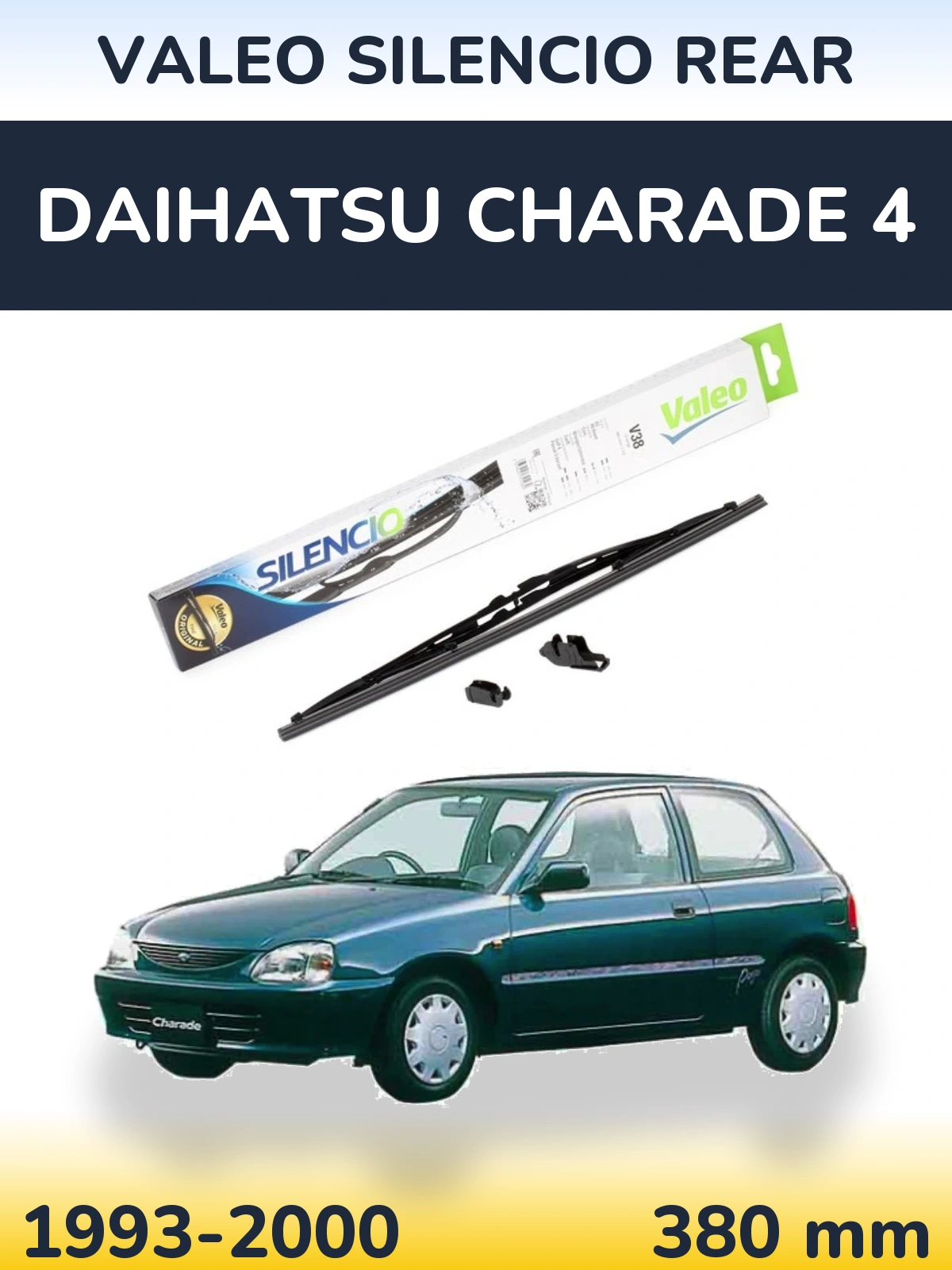 Torkarblad Valeo Silencio Rear för Daihatsu Charade 4