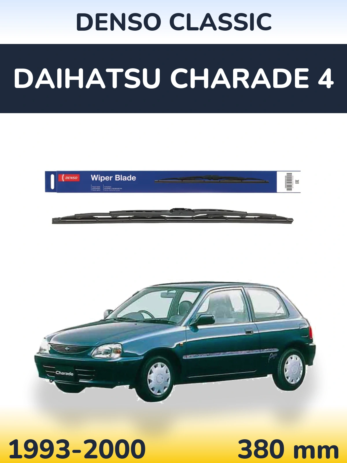 Torkarblad Denso Classic för Daihatsu Charade 4