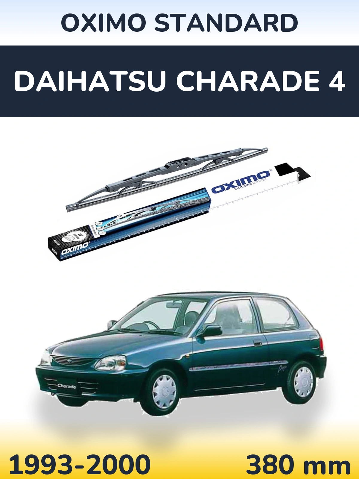 Torkarblad Oximo Standard för Daihatsu Charade 4
