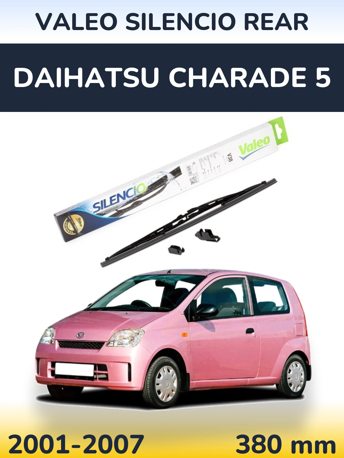 Torkarblad Valeo Silencio Rear för Daihatsu Charade 5