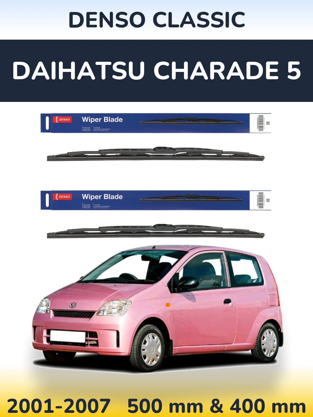 Torkarblad Denso Classic för Daihatsu Charade 5