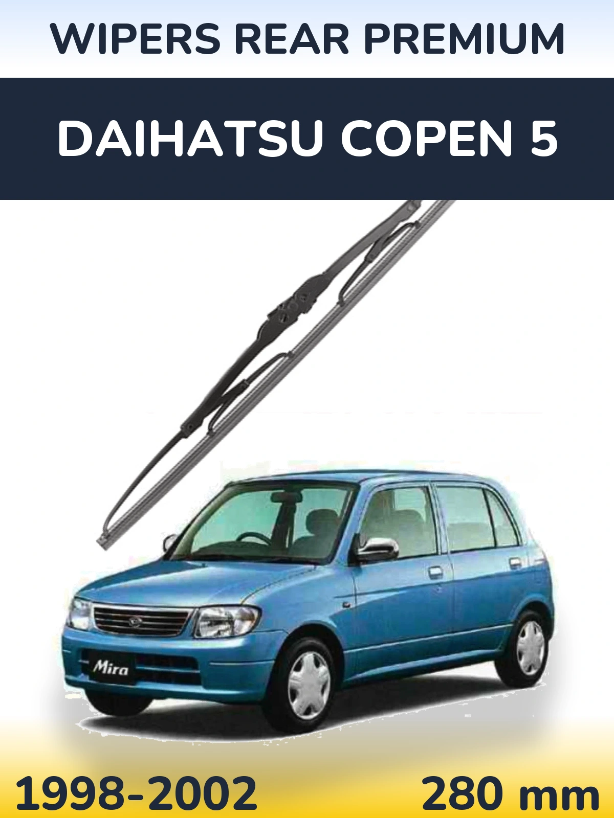 Torkarblad WIPERS REAR PREMIUM för Daihatsu Copen 5