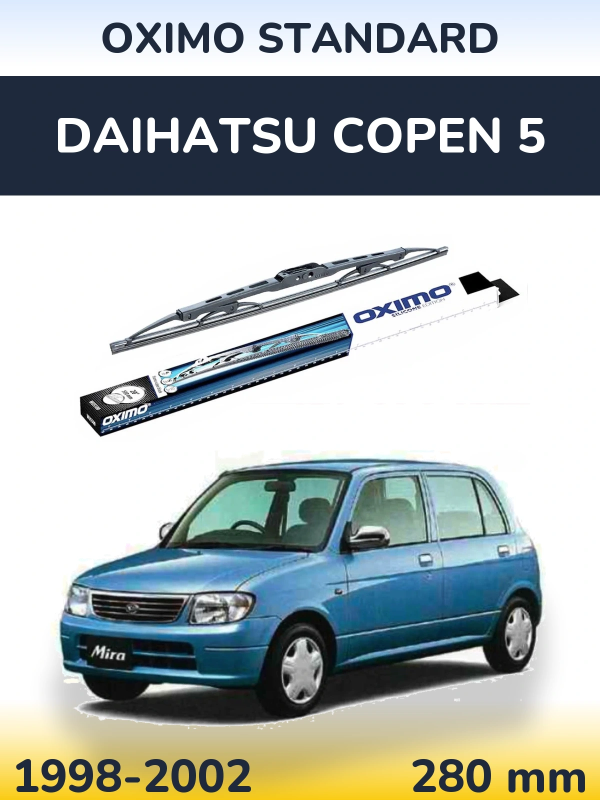 Torkarblad Oximo Standard för Daihatsu Copen 5