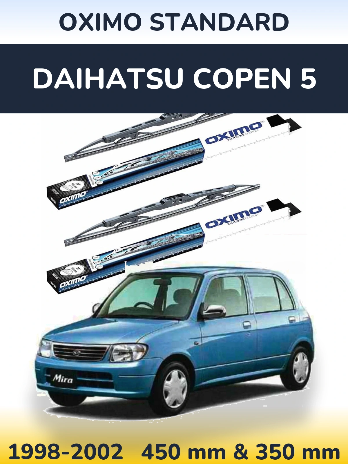Torkarblad Oximo Standard för Daihatsu Copen 5