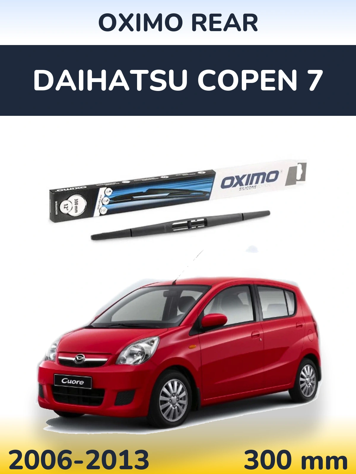 Torkarblad Oximo Rear för Daihatsu Copen 7
