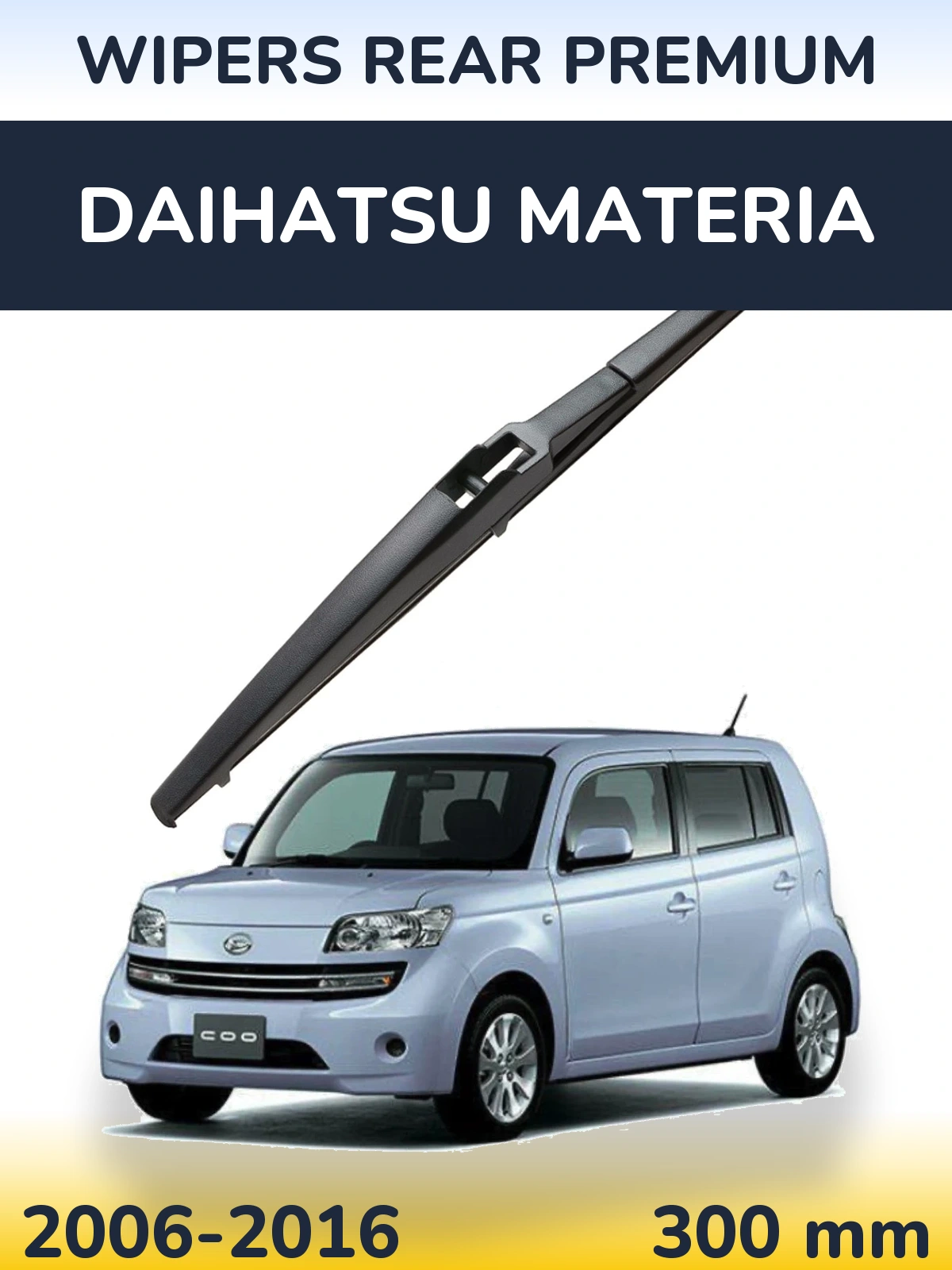 Torkarblad WIPERS REAR PREMIUM för Daihatsu Materia