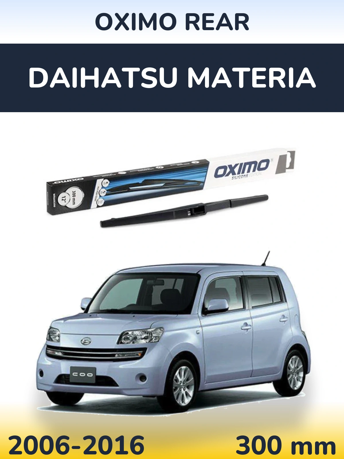 Torkarblad Oximo Rear för Daihatsu Materia