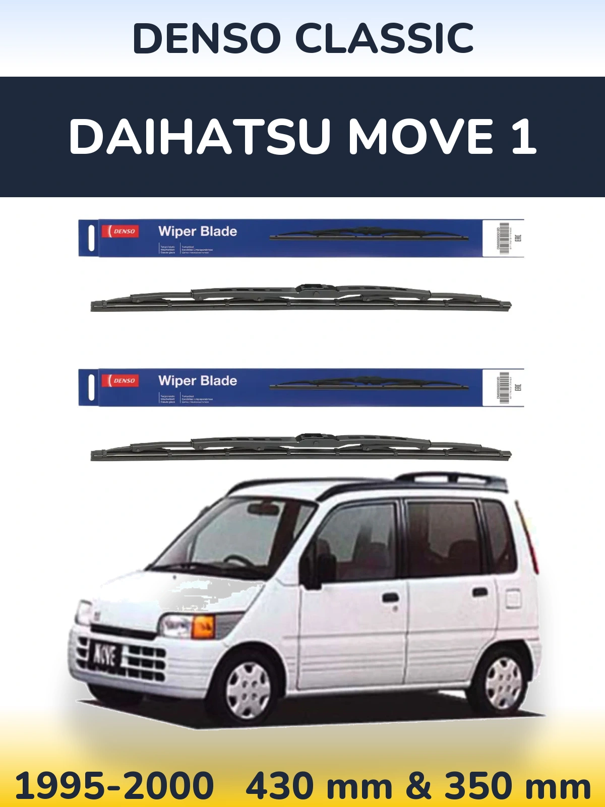 Torkarblad Denso Classic för Daihatsu Move 1