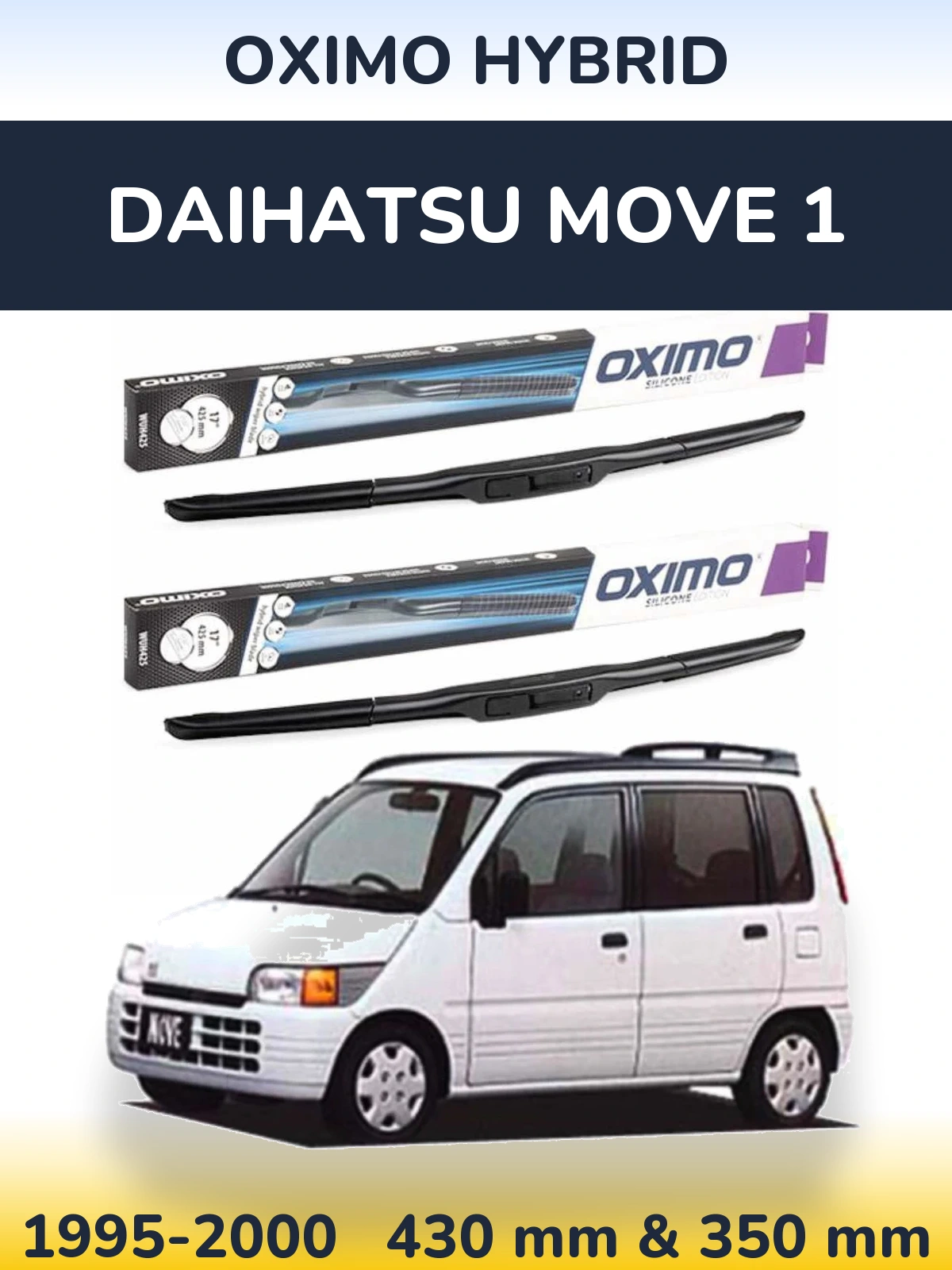 Torkarblad Oximo Hybrid för Daihatsu Move 1