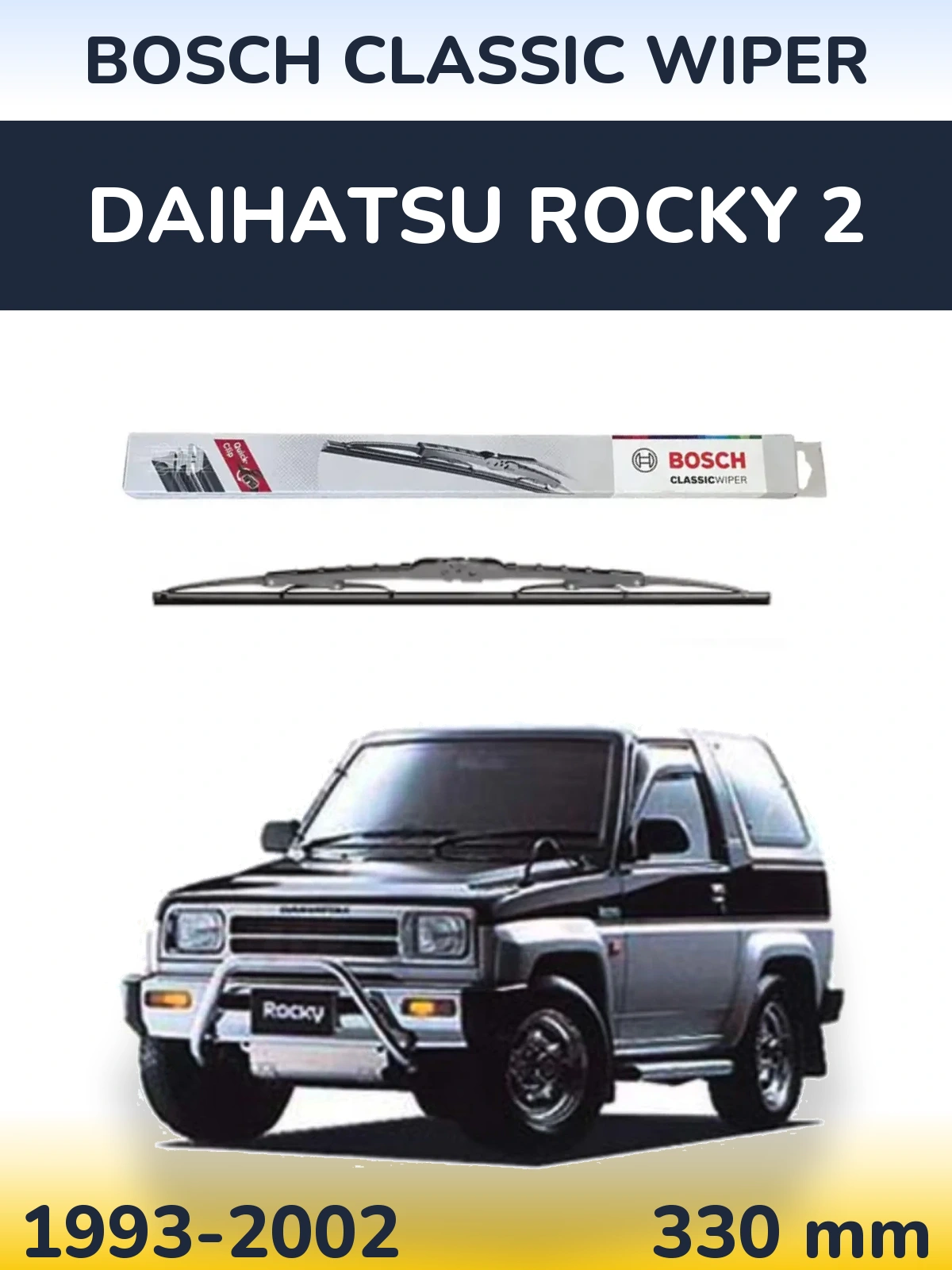 Torkarblad BOSCH Classic Wiper för Daihatsu Rocky 2