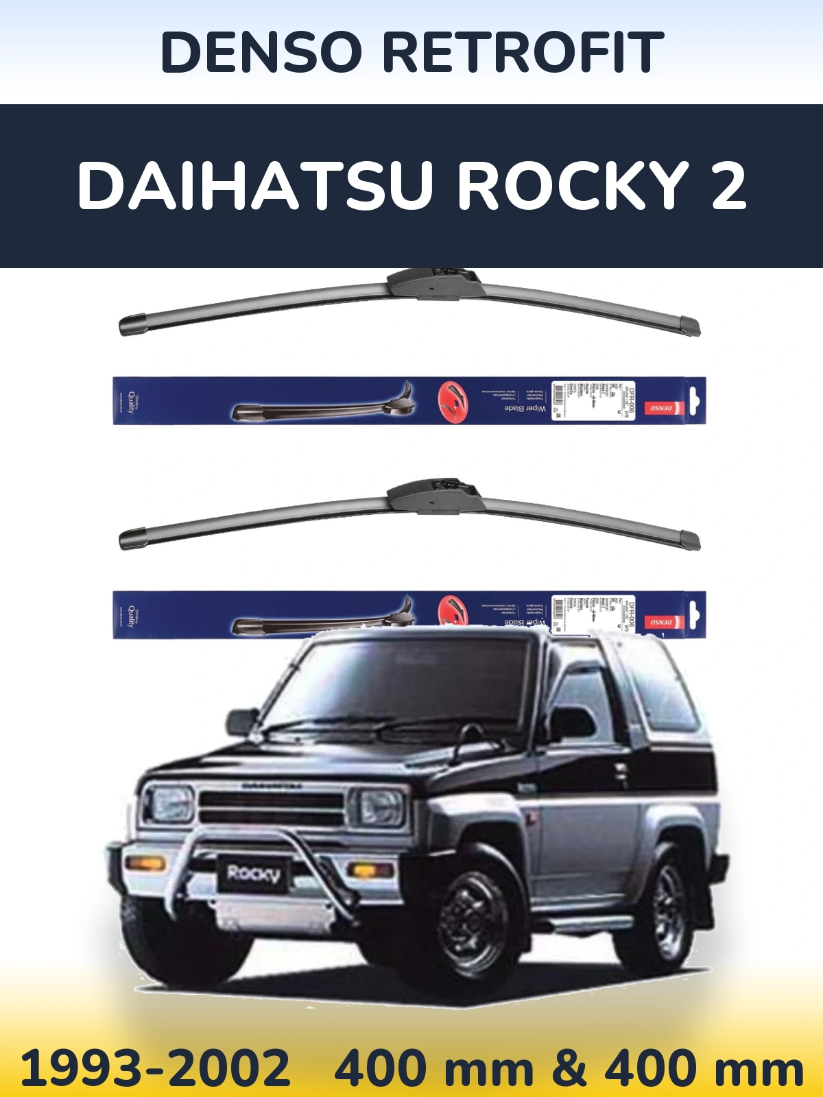 Torkarblad Denso Retrofit för Daihatsu Rocky 2