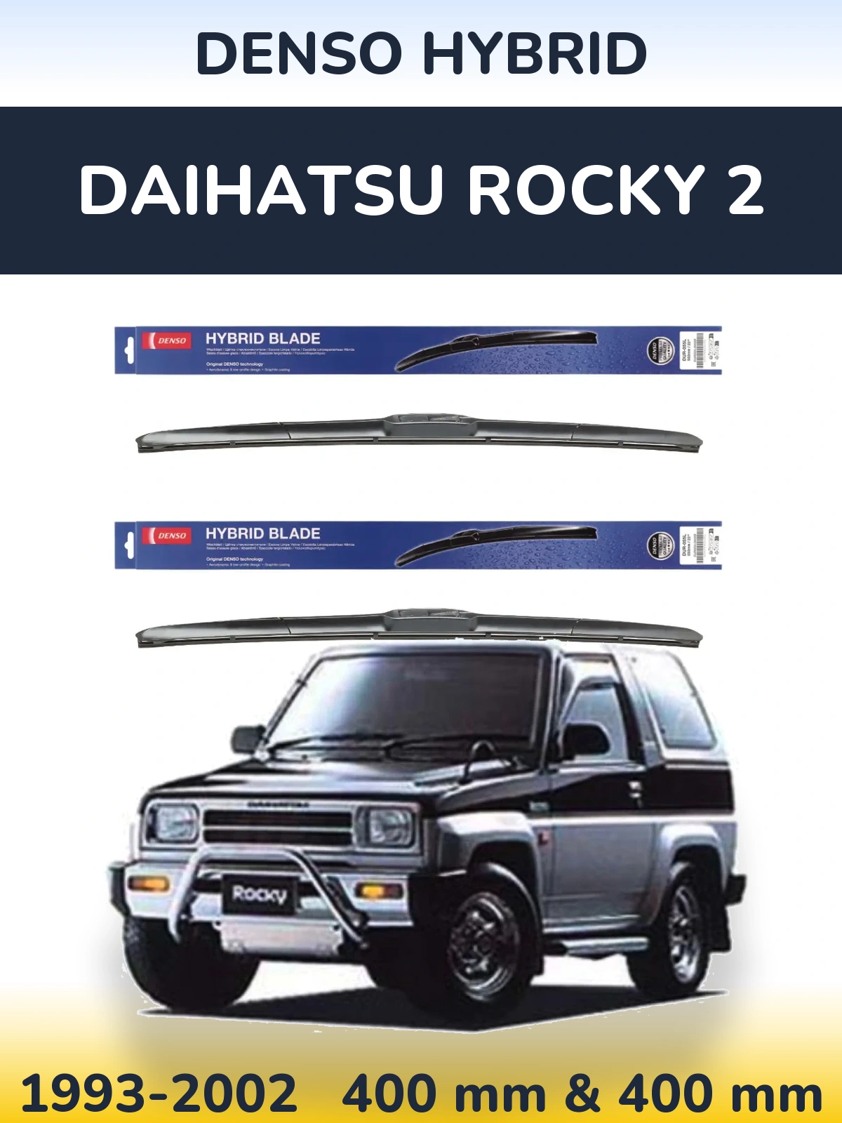 Torkarblad Denso Hybrid för Daihatsu Rocky 2