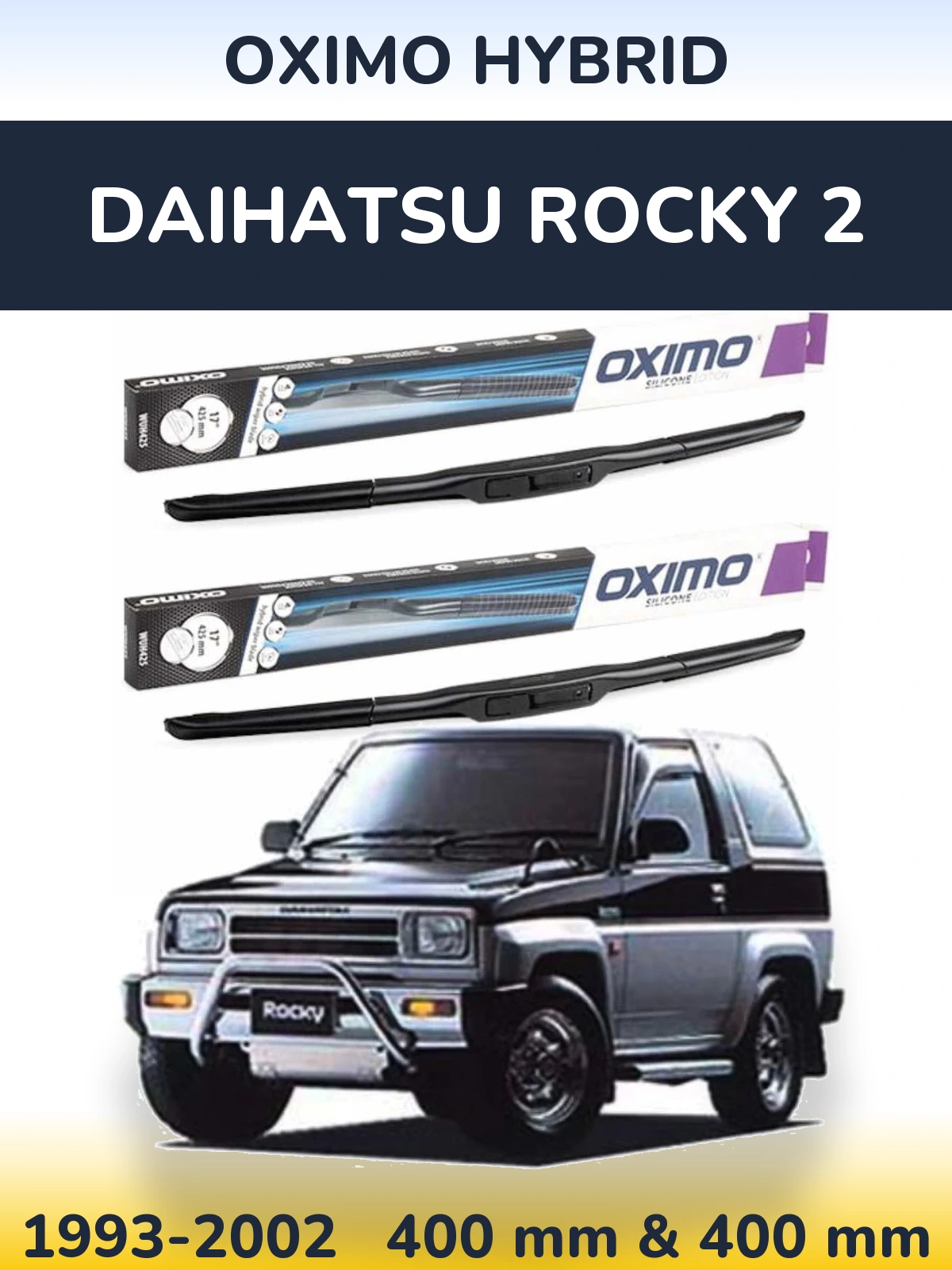 Torkarblad Oximo Hybrid för Daihatsu Rocky 2