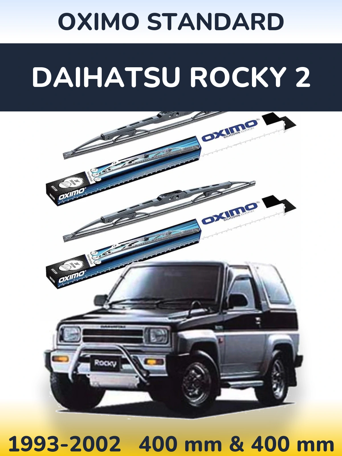 Torkarblad Oximo Standard för Daihatsu Rocky 2
